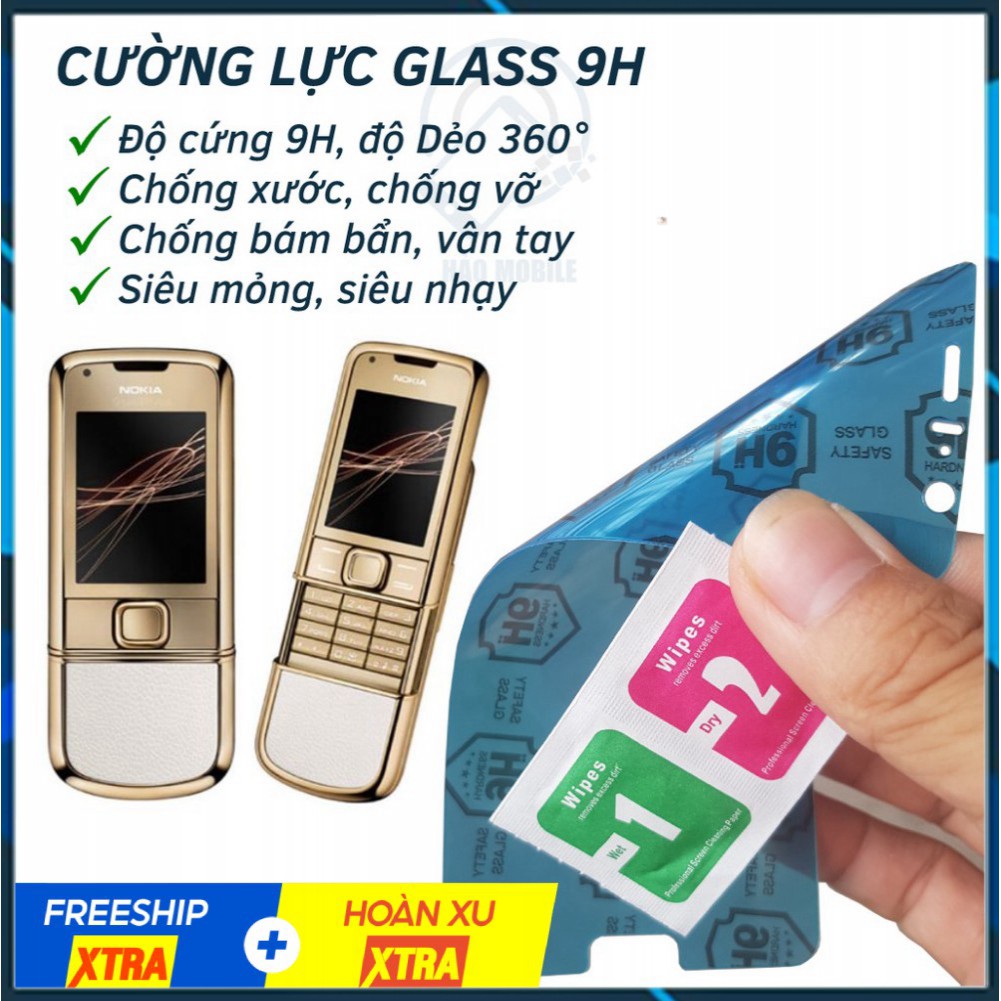 Dán cường lực dẻo nano nokia 8800 arte, nokia 6300
