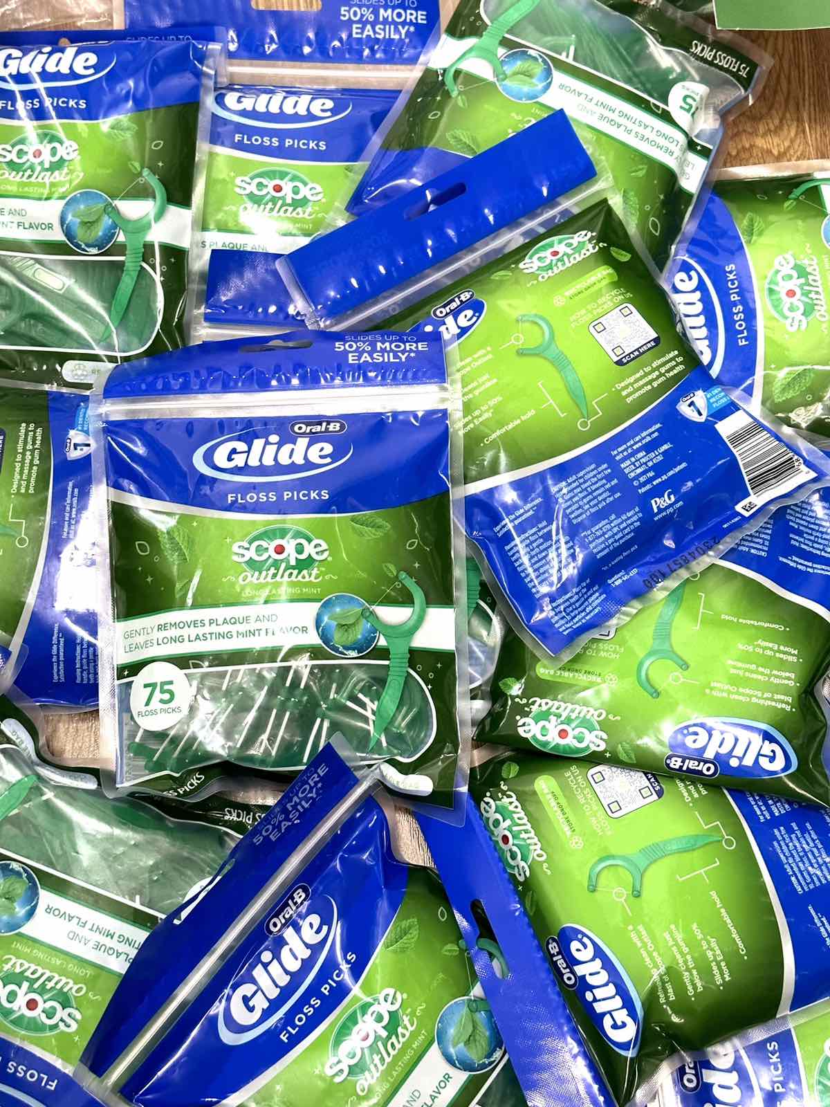 ✅ Tăm chỉ nha khoa Oral-B Glide Floss Picks Scope Outlast - Mỹ