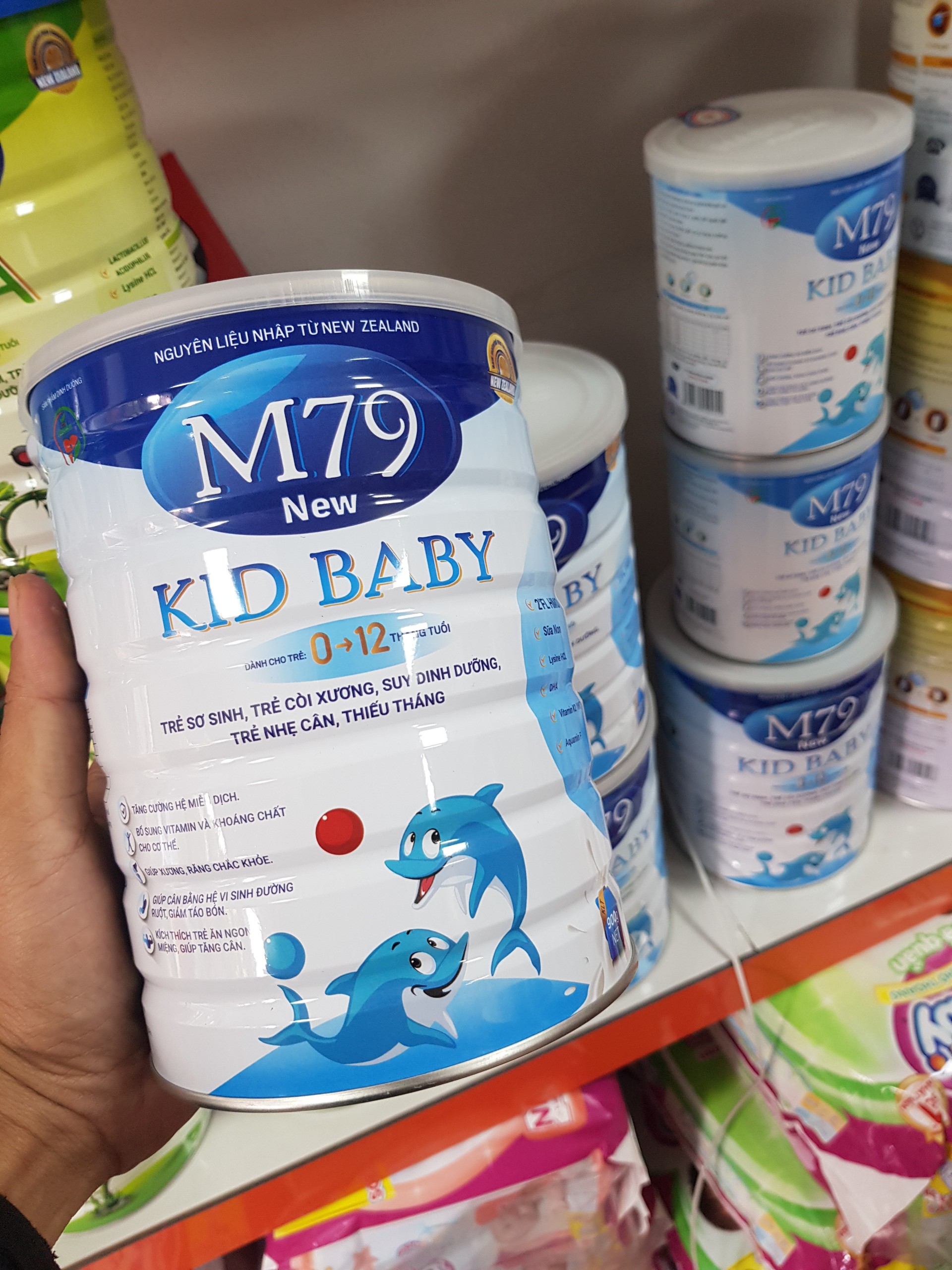 Sữa m79 new kid baby 900g date 2024