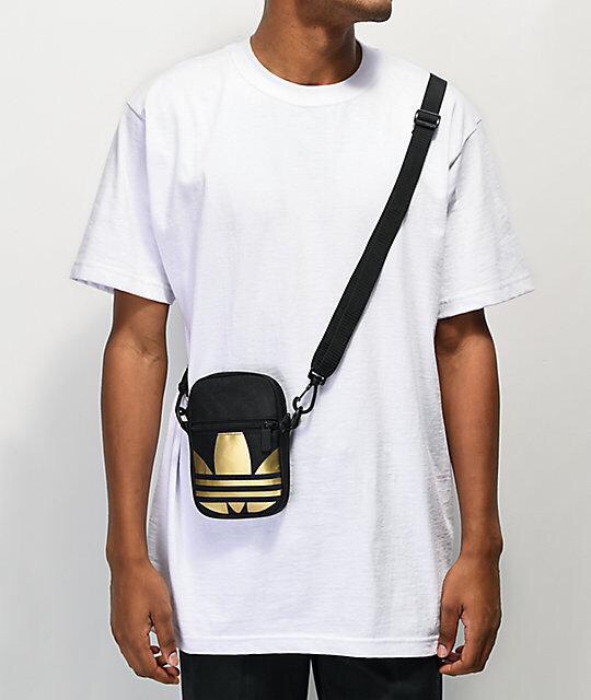 Túi đeo chéo DAS mini logo vàng