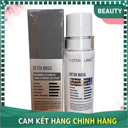 Mặt nạ trắng da thải độc Detox Mask mặt nạ sủi bọt dưỡng trắng da