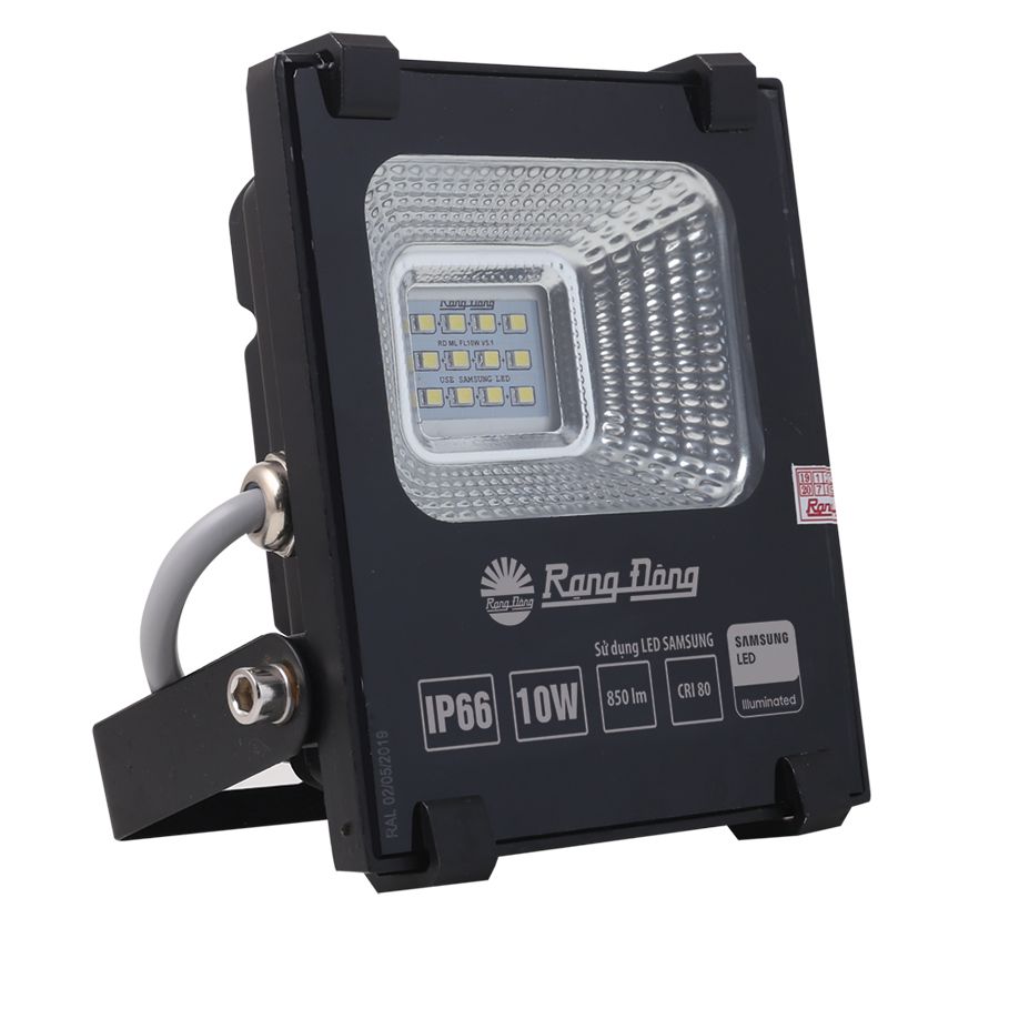Đèn chiếu pha led rạng đông 10w ip 65, chống bụi, chống nước, chipled samsung