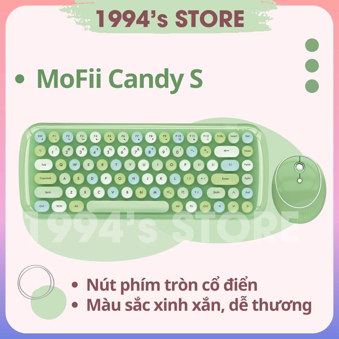 Bộ bàn phím và chuột không dây giả cơ MoFii Candy S - Dùng cho PC