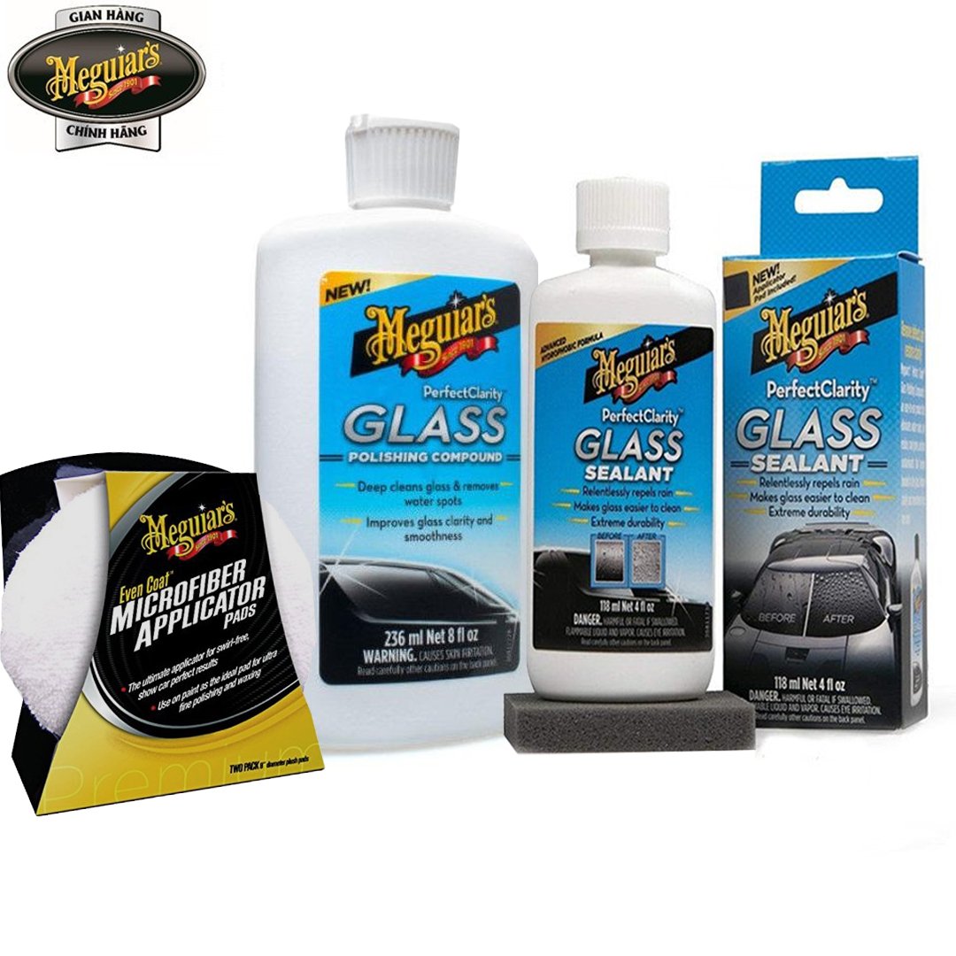 Meguiar's Combo Kính sáng nhìn xa - Không ngại gió mưa G20102 (3 sản phẩm)