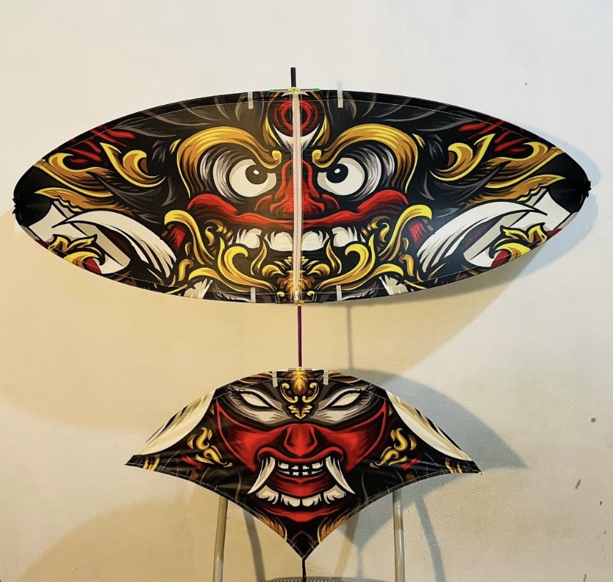  Diều lắp ghép 1m7 cacbon hàng in hình sắc nét gồm cả áo và khung đã lắp sẵn  