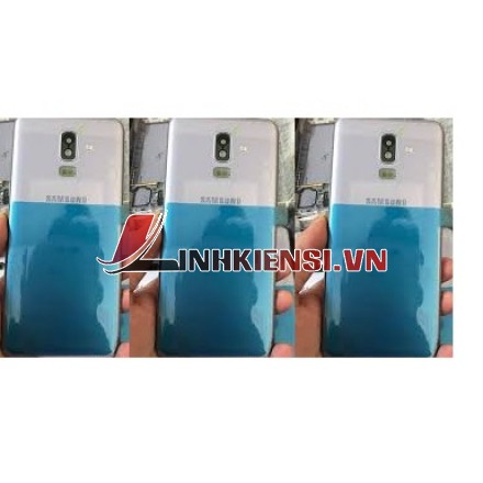 Vỏ samsung j810 màu xanh