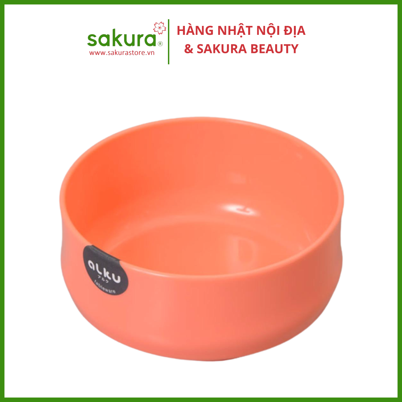 Bát con sâu lòng 10cm màu hồng - Hàng Nhật nội địa