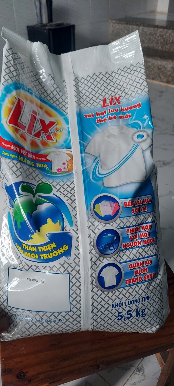 Bột giặt Lix hương hoa 5.5kg