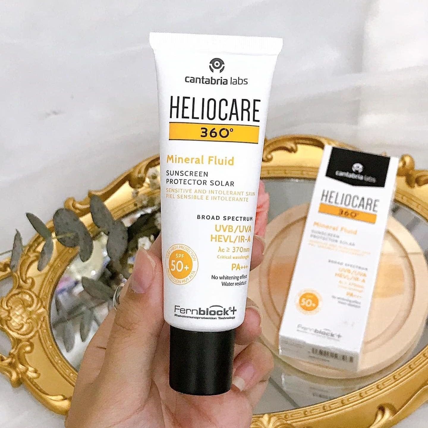 Giảm giá Kem chống nắng heliocare 360 mineral fluid spf 50+ - kem chống nắng  vật lý, kiềm dầu, phổ rộng - Mua Thông Minh