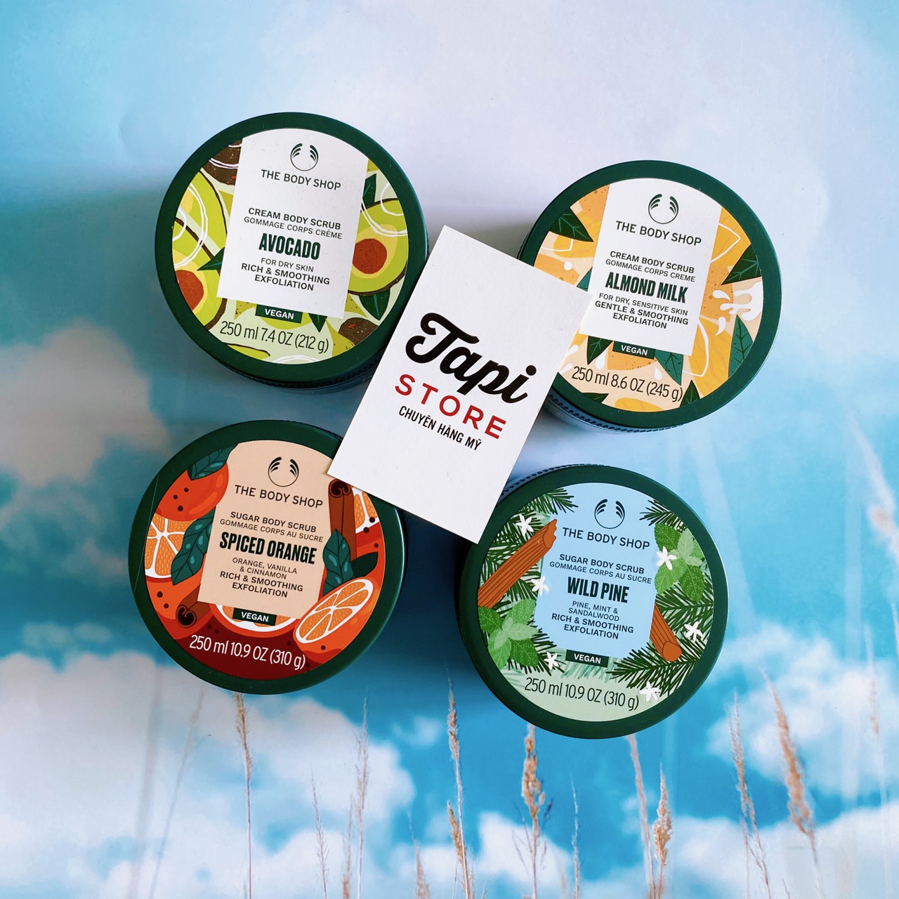 Tẩy tế bào chết The Body Shop Body Scrub Fullsize 250ml