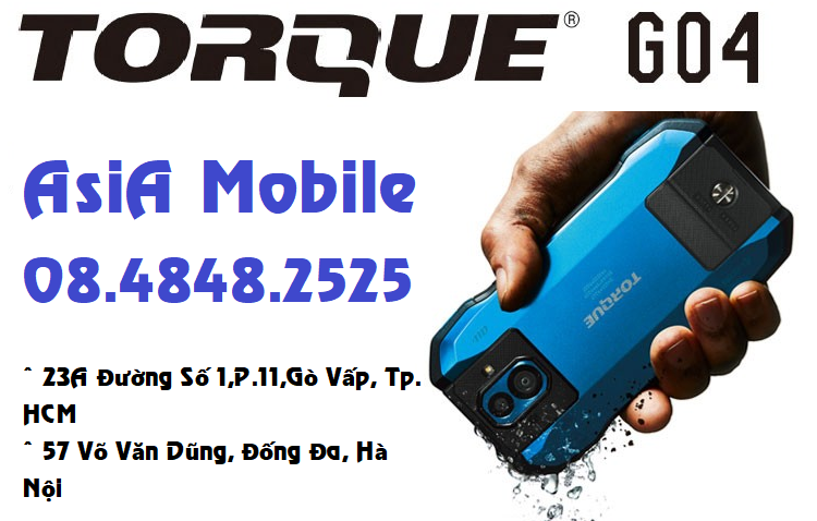 Điện thoại kyocera torque g04 - siêu phẩm đến từ nhật bản