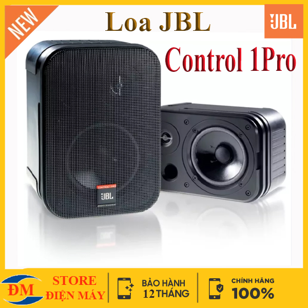 Loa Treo Tường JBL Control 1 Pro - Thiết Kế Nhỏ Gọn,Công Xuất 150w,Âm Thanh Hay,Bass Lớn,Chắc Chắn,Mạnh Mẽ,Chất Âm Rõ Ràng,Chi Tiết.Phù Hợp Sử Dụng Trong Hát Karaoke, Nghe Nhạc - Với Các Không Gian Như Gia Đình,Quán Cafe, Nhà Hàng
