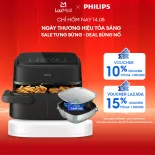 Nồi Chiên Không Dầu Philips 2 ngăn NA150/00 - 7L - Hàng Chính Hãng