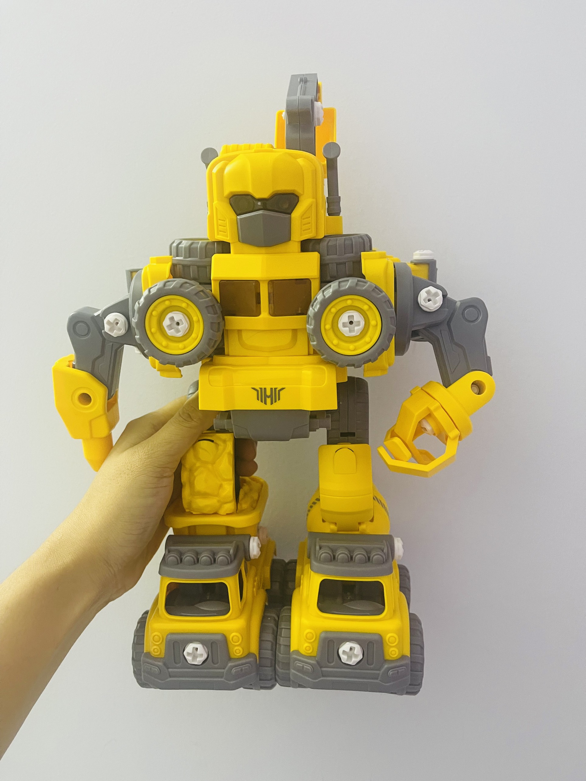 Bộ đồ chơi lắp ráp xe biến hình rô bốt 5 trong 1 cho bé