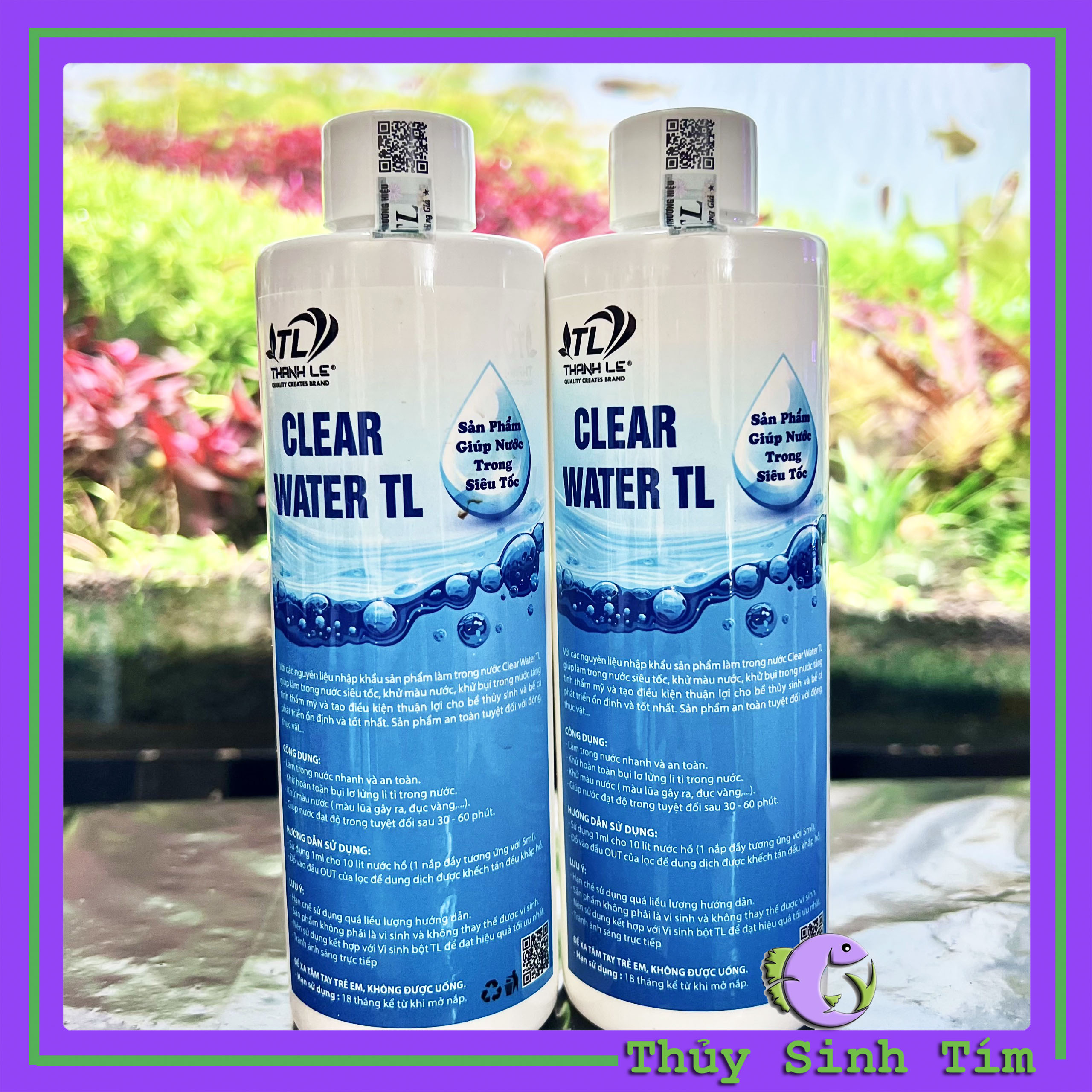 Dung dịch làm trong nước siêu tốc - clear water tl
