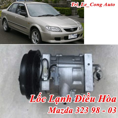 Air Conditioning Compressor + Intake Pulley from Mazda 323 1998-2003 1.6 Zm-De Engine | Air Conditioning Compressor from Hang Bai Zin Giá 4,048,800 Đồng*Miễn phí vận chuyển