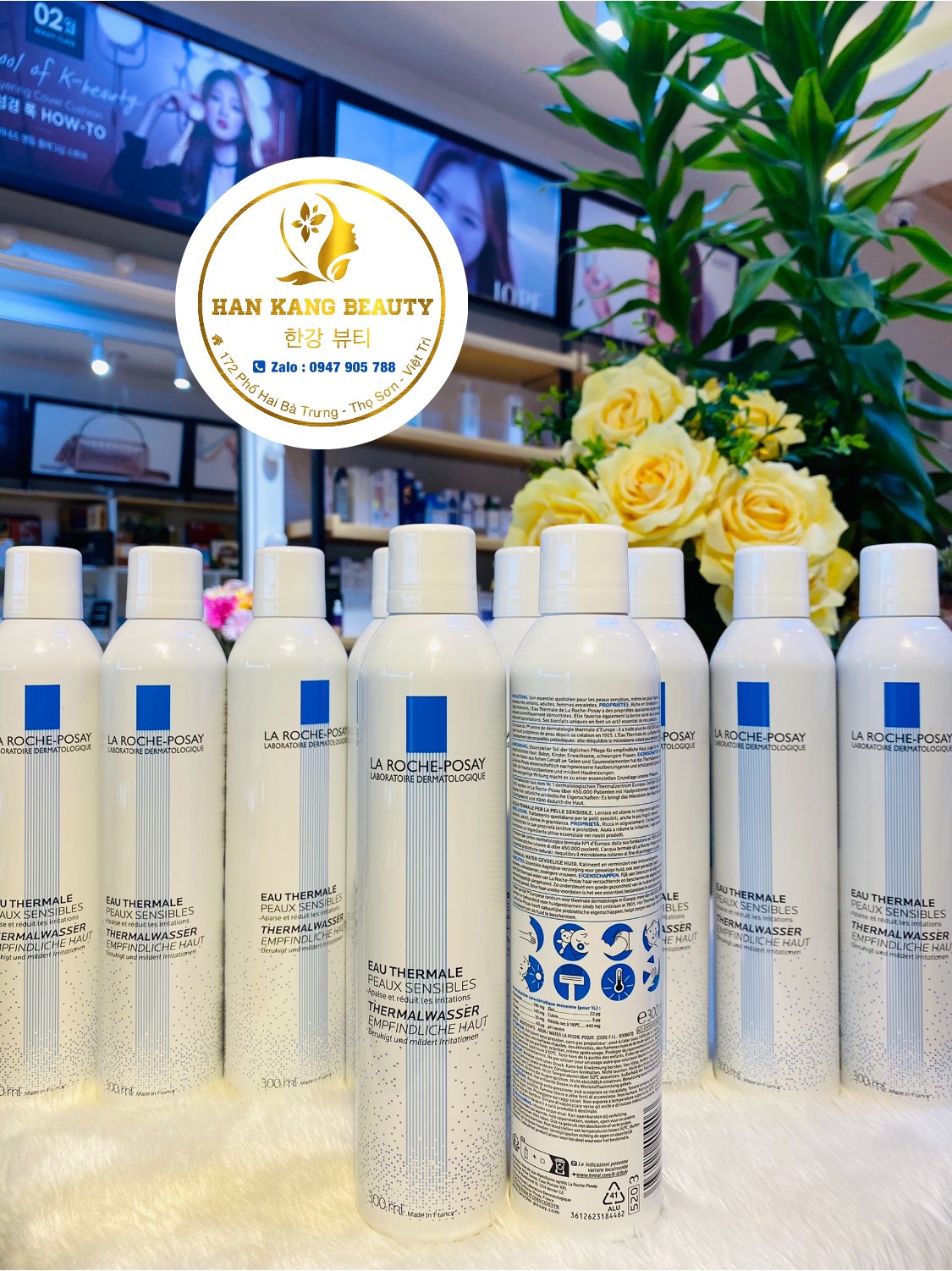 Xịt khoáng La Roche-Posay  cho da dầu, nhạy cảm Thermal Spring Water