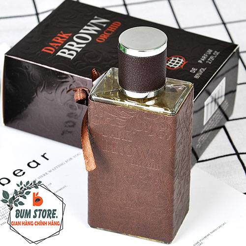 Nước hoa nam Dark Brown 80ml hương thơm ngọt ngào sang trọng, Nước hoa nội địa Trung thiết kế cổ điển sang trọng 80ml - BUM STORE