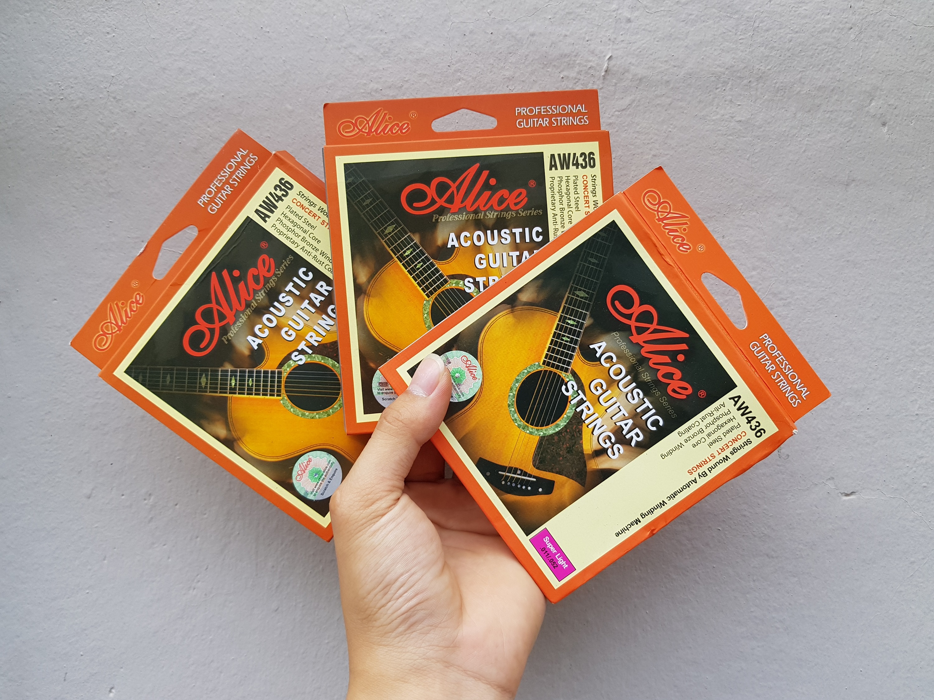 Dây đàn guitar acoustic alice aw436 | size 11 & 12