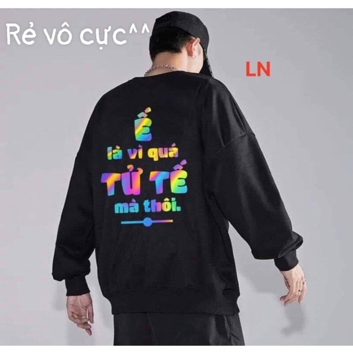 Aó nỉ chữ phản quang nam nữ hithot
