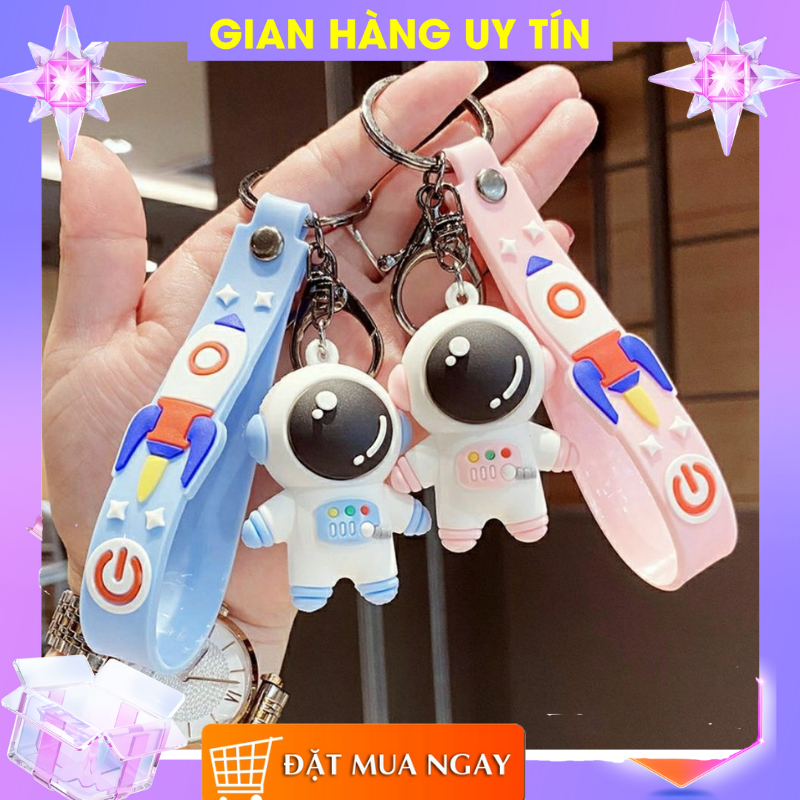 [HOT] 1 móc khóa phi hành gia siêu cute cho cặp đôi