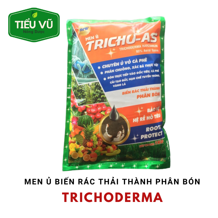 Men Ủ Trichoderma Hazianum Biến Rác Thải Thành Phân Bón 1kg