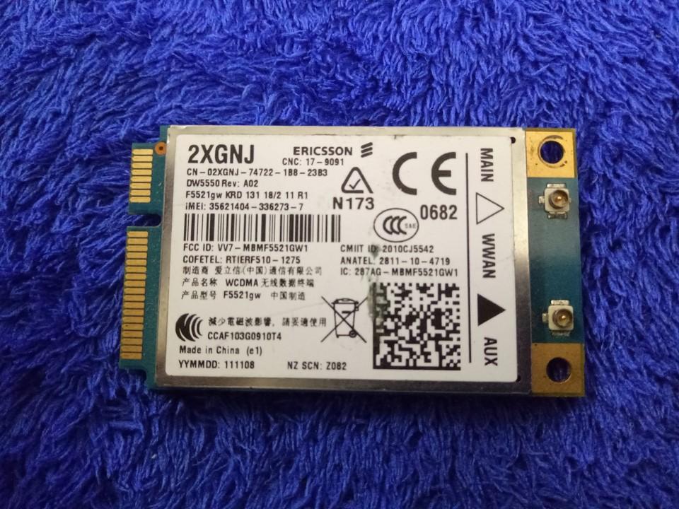 Dell Dw5550 3g Wwan Card Supports Dell Latitude E6220, E6320, E6420, E6520, M4600, M6600 Giá 225,000 Đồng*Miễn phí vận chuyển
