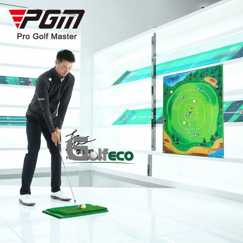 Thảm tập swing golf dính mục tiêu - sticky target swing practice mat