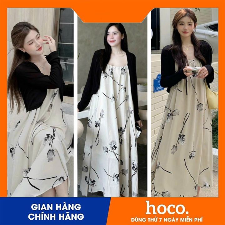 Váy bầu nhung công sở điệu đà - đầm bầu tiểu thư thu đông sang