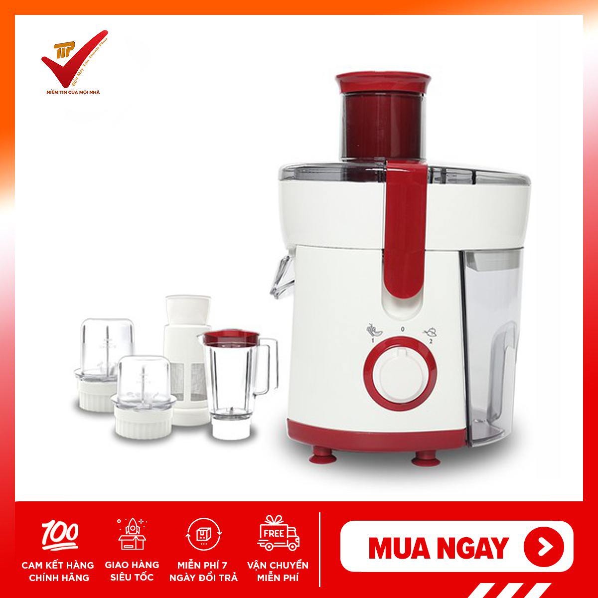 Máy xay ép đa năng Philips HR1848 (BH24 tháng)