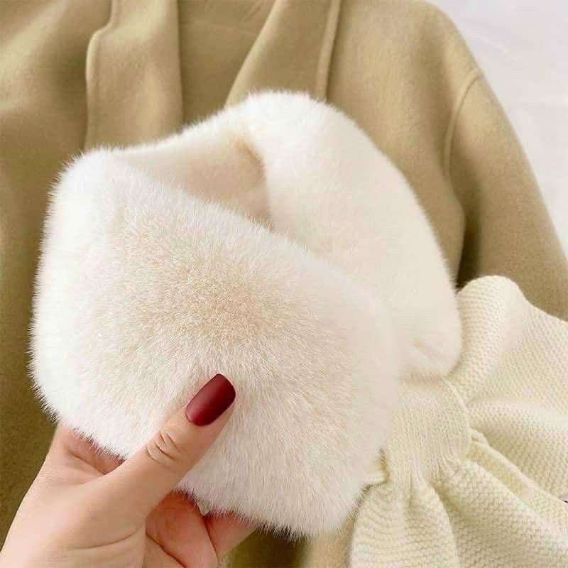 Khăn Quàng Cổ Bằng Lông Dày Ấm Áp BIG BUNNY Khăn quàng cổ siêu xinh phong cách Nhật Bản