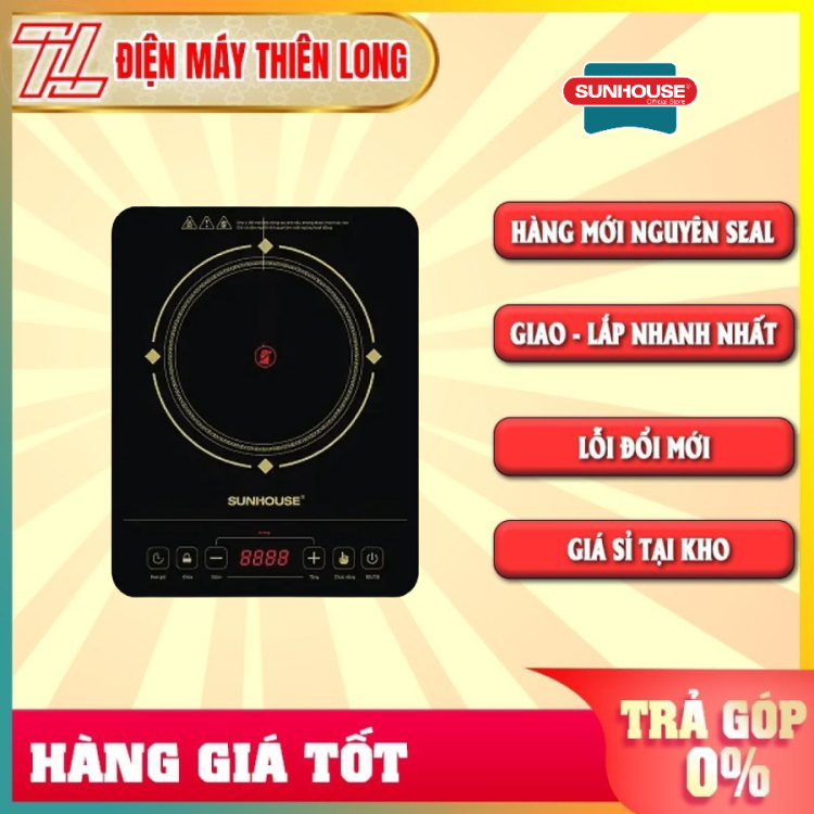 BẾP HỒNG NGOẠI CẢM ỨNG SUNHOUSE SHD6014 - TRẢ GÓP 0% - GIAO TOÀN QUỐC - NGOÀI HCM TÍNH PHÍ