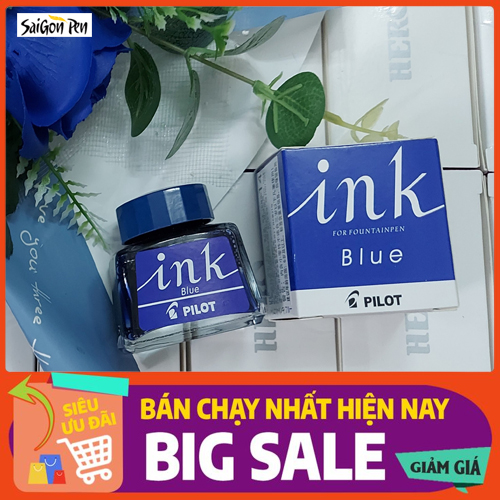 Mực Ink Pilot 30ml,Không Cặn, Nhanh Khô, Bảo vệ Ngòi không Rỉ,Nhập Khẩu Từ Nhật Bản ❤️❤️Bút Máy Sài Gòn❤️❤️