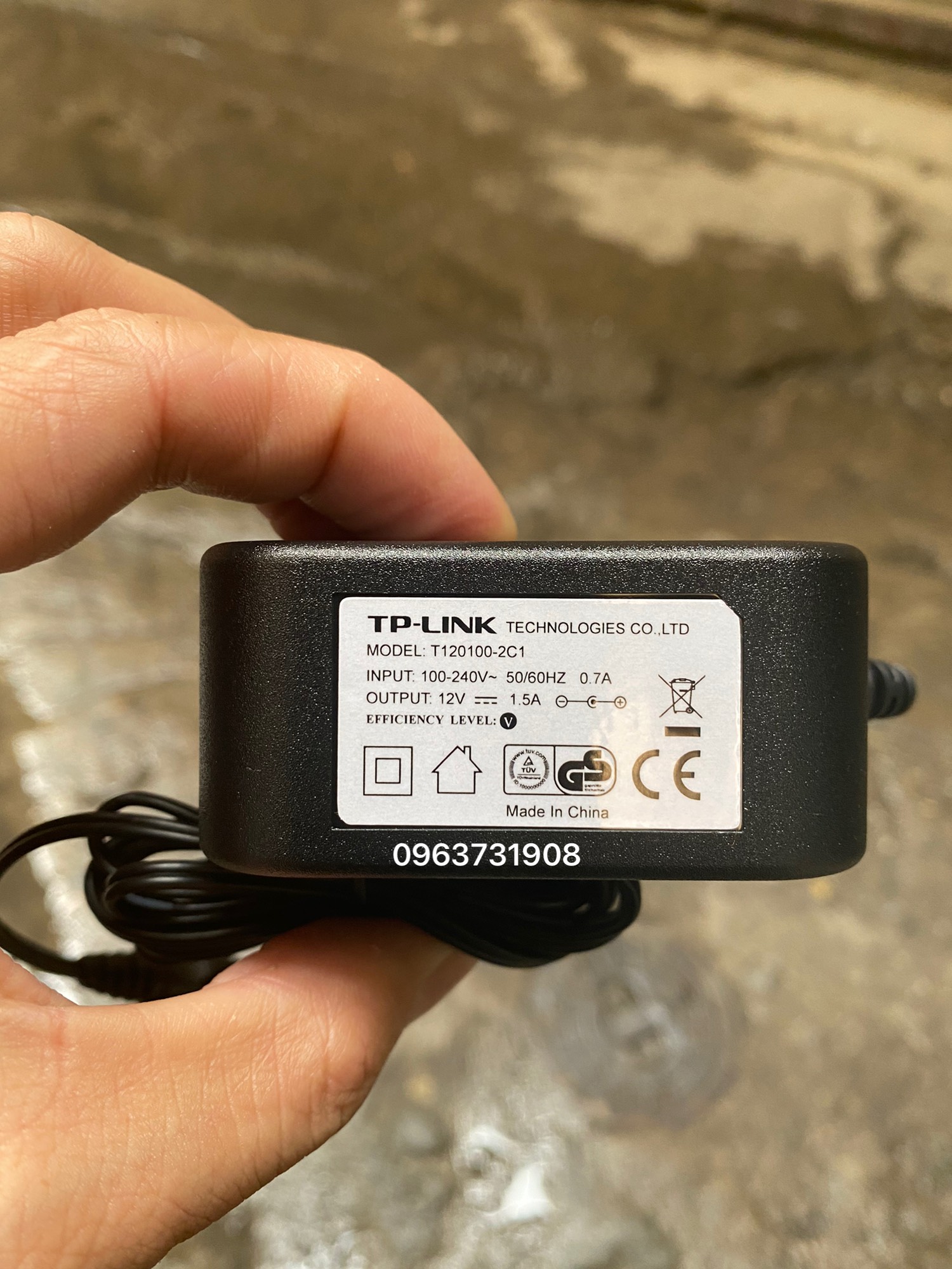 Sạc nguồn Wifi Tplink 12V 1.5A