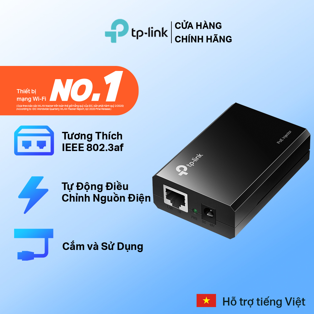 Bộ Cấp Nguồn PoE TP-Link TL-POE150S - Hãng phân phối chính thức