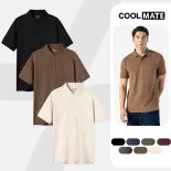 Pack 3 áo Polo nam Pique 100% Cotton bền màu - Coolmate