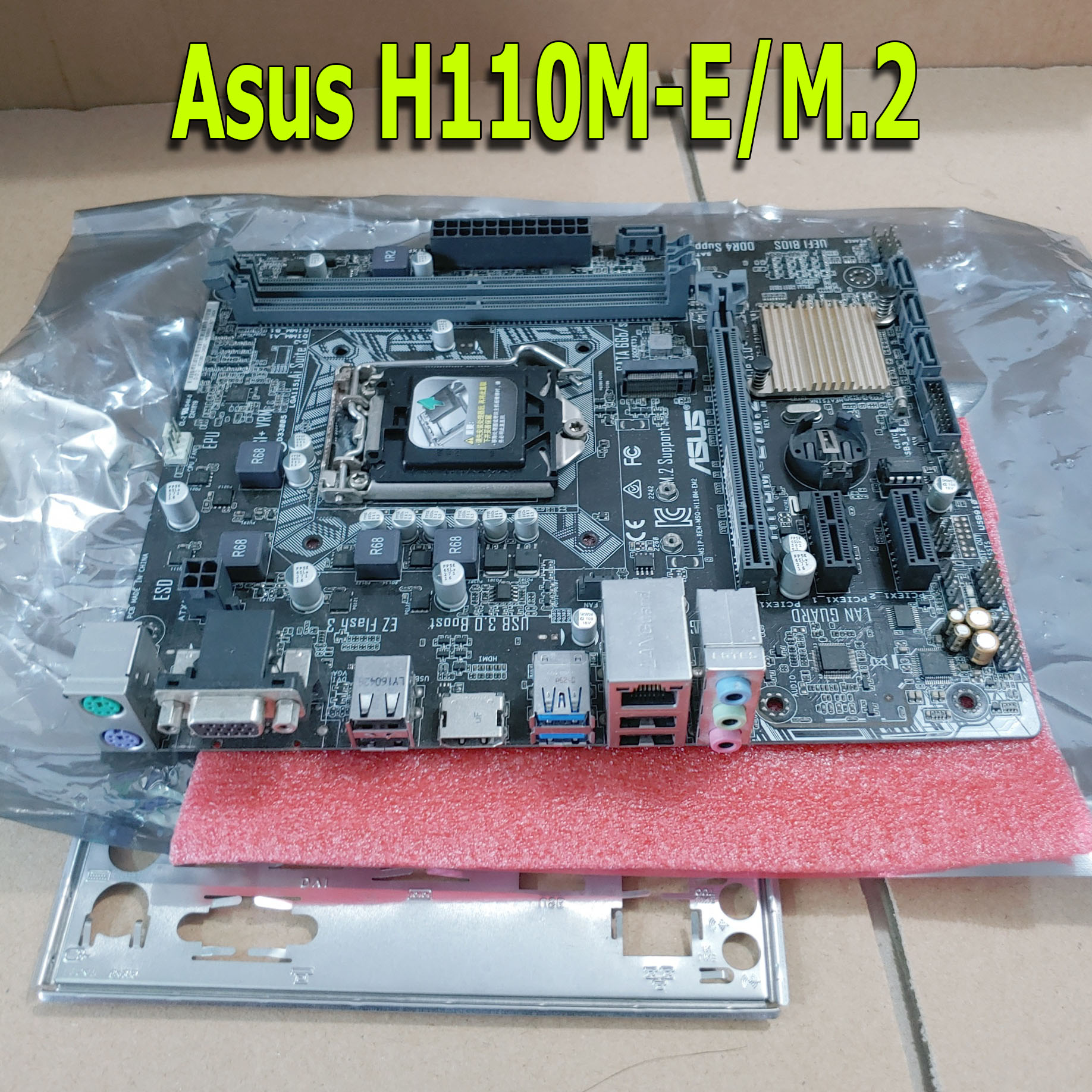 Main asus h110m-e zin sáng đẹp - có cổng hdmi
