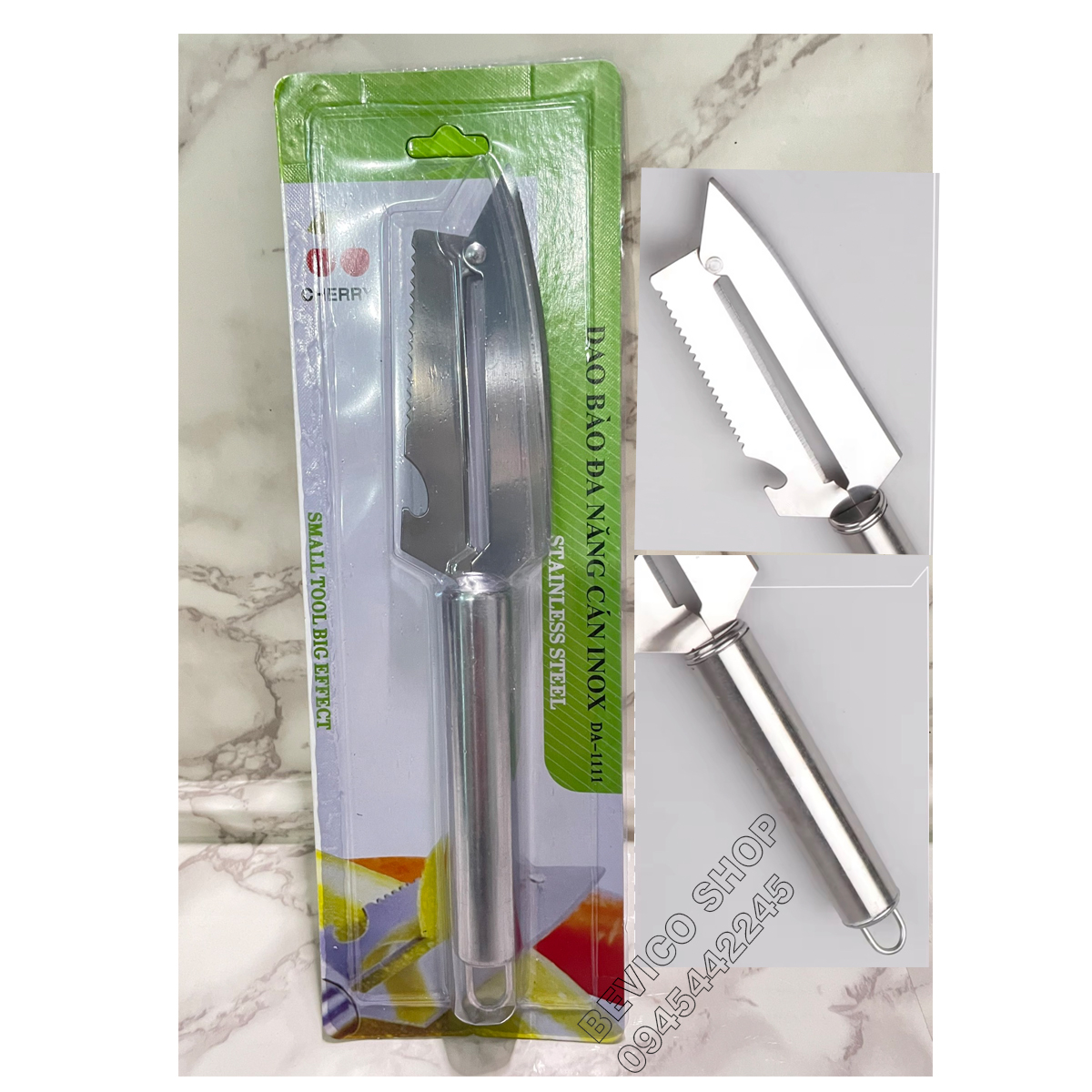 Dao bào inox | Dao 2 lưỡi