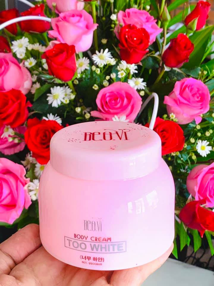 Kem Body Beovi Too White Thu Thủy Trắng Da Nâng Tone hũ 200g
