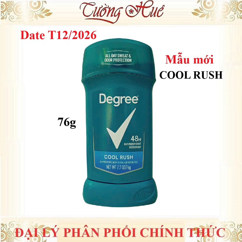 Lăn Khử Mùi Nam Degree Men Cool Rush 48H Antiperspirant - 76g