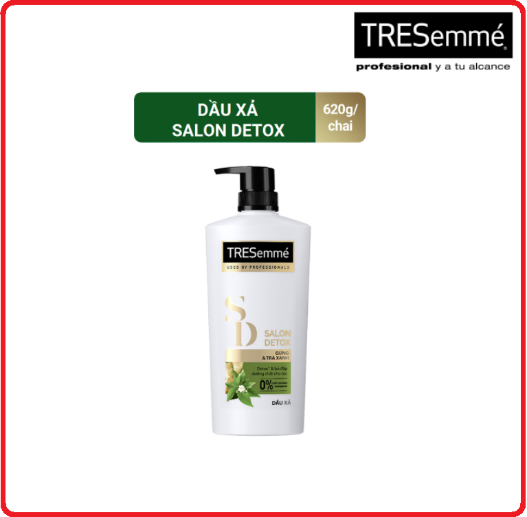 Dầu xả tresemmé detox tóc chắc khoẻ 620g