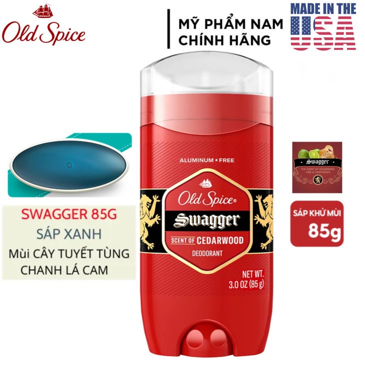 Lăn Sáp Khử Mùi Nam Old Spice Swagger Red Collection 85g