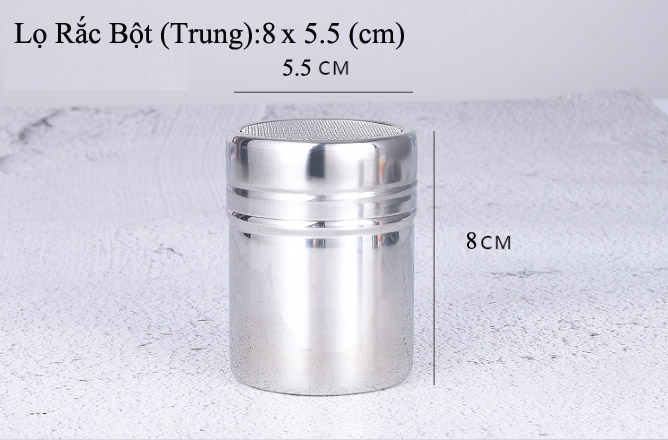 Lọ Rắc Bột Inox vntrade