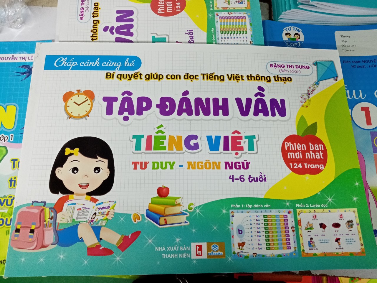 Sách Tập Đánh Vần Tiếng Việt Tư duy- Ngôn ngữ 4- 6 tuổi