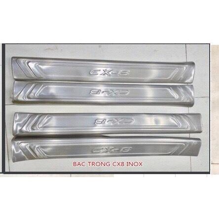 ỐP BẬC TRONG INOX THEO XE MAZDA CX8 2019