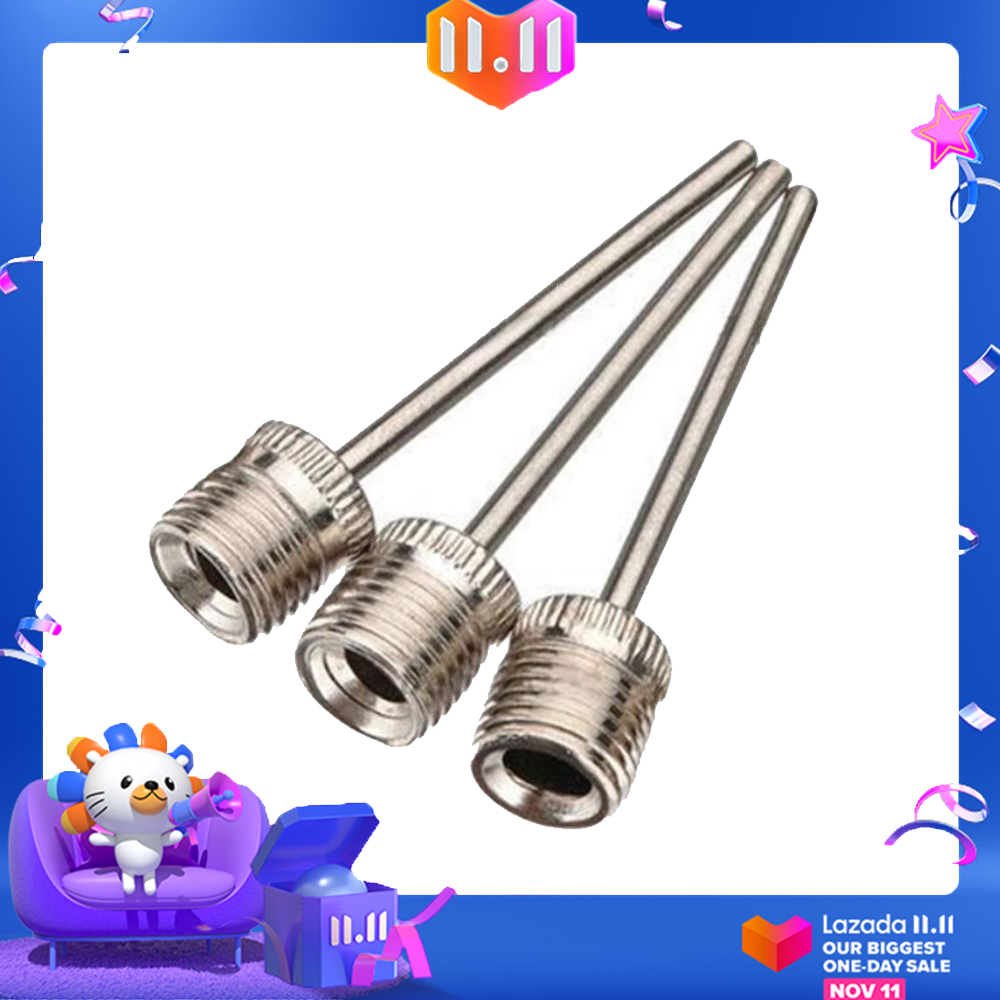 Kim bơm bóng đá [Combo 3 kim]  , bóng rổ, bóng chuyền, dụng cụ bơm bóng