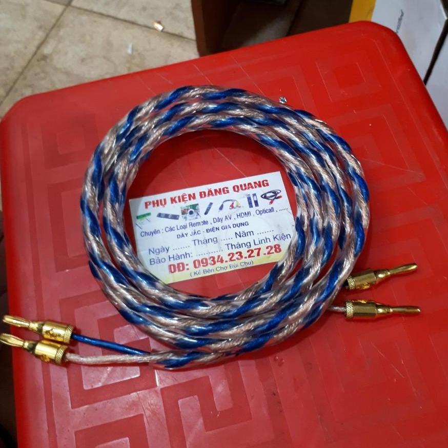 5m Dây loa 600 tim đồng hàn sẳn bắp chuối