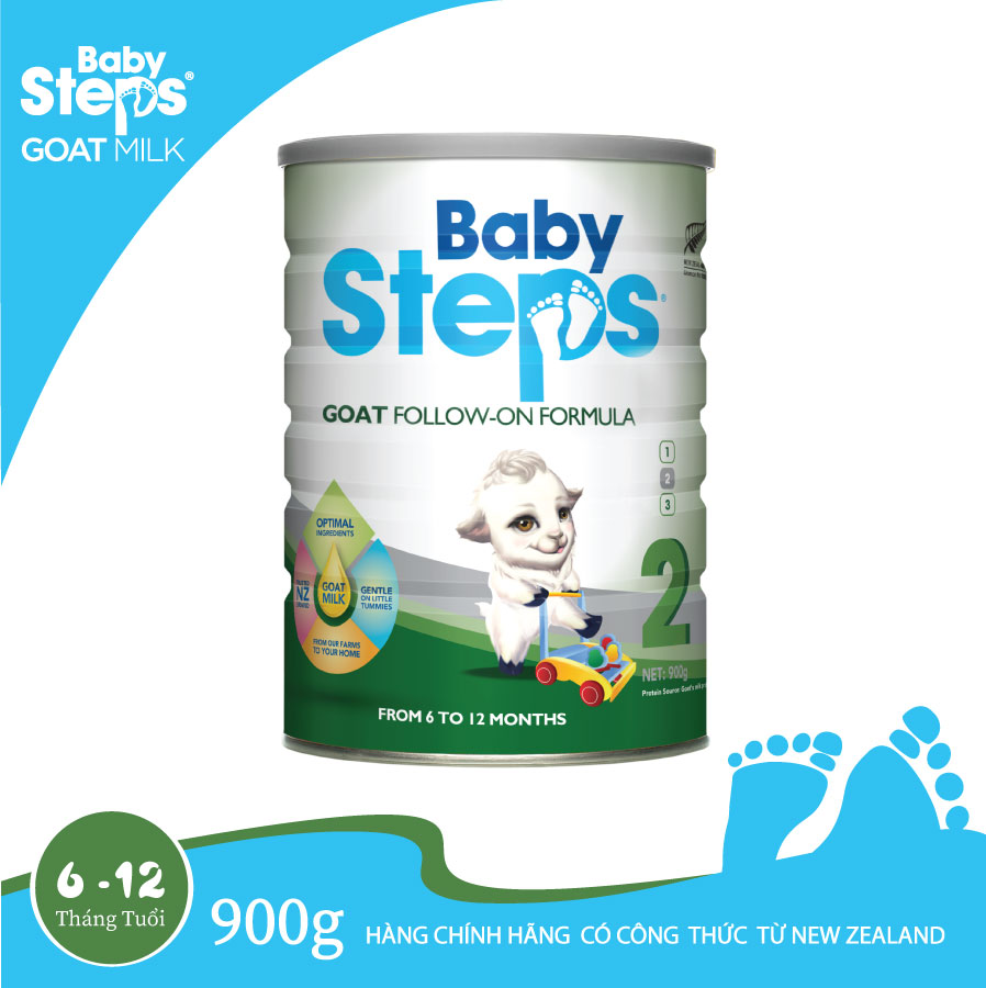 Sữa baby steps số 2 date tháng 5/2022