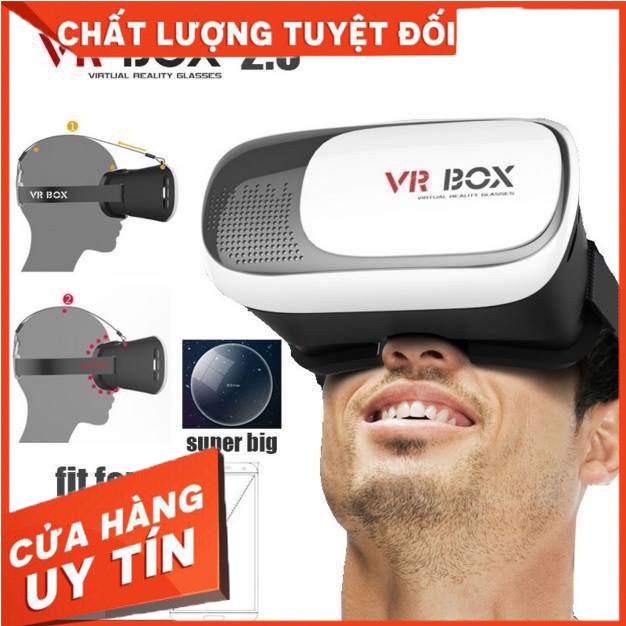 KÍNH THỰC TẾ ẢO XEM PHIM 3D VRBOX THẾ HỆ 2 - Chuyên Hàng Nội Địa China