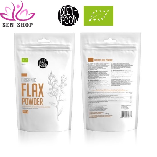 Bột hạt lanh hữu cơ diet food - 200gr